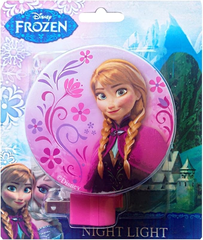 disney 冰雪奇缘女孩安娜夜灯(粉色)